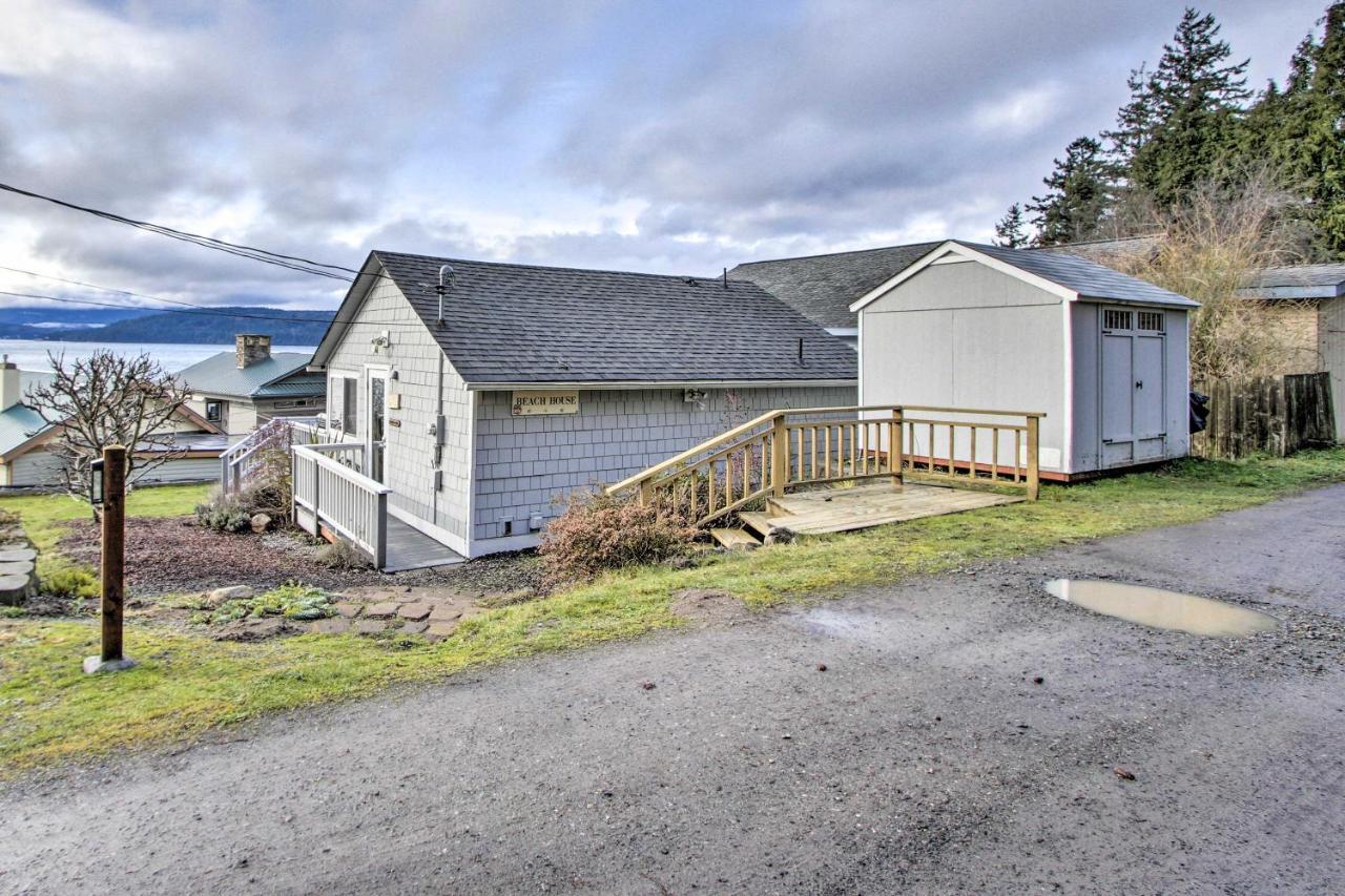 Idyllic Waterfront Cottage With Beach And Sunset Views Port Townsend Esterno foto