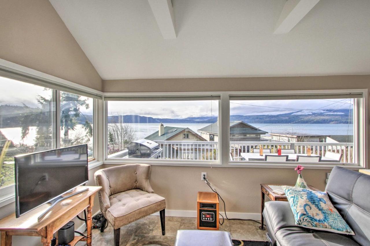Idyllic Waterfront Cottage With Beach And Sunset Views Port Townsend Esterno foto